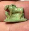 Picture of ANCIENT EGYPT-  FAIENCE AMULET. RAM WITH HORUS . 600 - 300 B.C