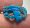 Picture of ANCIENT EGYPT.  FAIENCE RING. AMARNA. TIME OF KING TUTANKHAMUN. 1340 B.C .  EYE OF HORUS