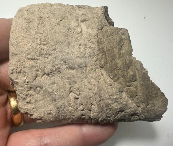 Picture of ANCIENT BABYLONIAN LARGE FRAGMENT OF A  CLAY CUNEIFORM TABLET. 2000 B.C