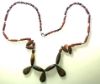 Picture of ANCIENT EGYPT. STONE AND SILVER BEADS/AMULETS NECKLACE 1250 B.C