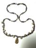 Picture of ANCIENT EGYPT. NEW KINGDOM. AMETHYST AND SILVER NECKLACE.  1400 - 1200 B.C