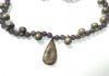 Picture of ANCIENT EGYPT. NEW KINGDOM. AMETHYST AND SILVER NECKLACE.  1400 - 1200 B.C