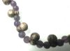 Picture of ANCIENT EGYPT. NEW KINGDOM. AMETHYST AND SILVER NECKLACE.  1400 - 1200 B.C