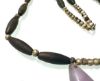 Picture of ANCIENT EGYPT. STONE AND SILVER BEADS/AMULETS NECKLACE 1250 B.C