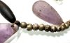 Picture of ANCIENT EGYPT. STONE AND SILVER BEADS/AMULETS NECKLACE 1250 B.C