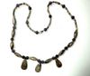 Picture of ANCIENT EGYPT. NEW KINGDOM. AMETHYST AND SILVER NECKLACE.  1400 - 1200 B.C