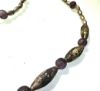 Picture of ANCIENT EGYPT. NEW KINGDOM. AMETHYST AND SILVER NECKLACE.  1400 - 1200 B.C