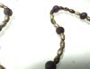 Picture of ANCIENT EGYPT. NEW KINGDOM. AMETHYST AND SILVER NECKLACE.  1400 - 1200 B.C