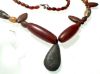 Picture of ANCIENT EGYPT. STONE AND SILVER BEADS/AMULETS NECKLACE 1250 B.C