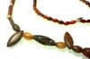 Picture of ANCIENT EGYPT. STONE AND SILVER BEADS/AMULETS NECKLACE 1250 B.C