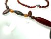 Picture of ANCIENT EGYPT. STONE AND SILVER BEADS/AMULETS NECKLACE 1250 B.C