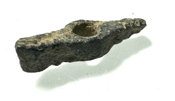 Picture of ANCIENT IRON AGE. BRONZE VOTIVE AMULET OF AN AXE. 900 - 600 B.C