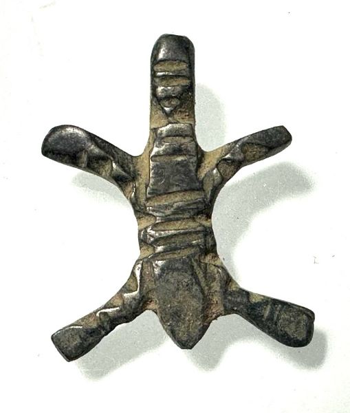 Picture of ANCIENT PHOENICIAN SILVER AMULET OF A TURTLE. 5TH CENTURY B.C