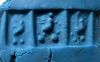 Picture of Proto-Literate Period. c. 3500-3000 BCE. Jamdat- Nasr stone Cylinder seal. 