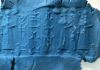Picture of Akkadian. Kassites.  c. 16th Century BCE.   Stone Cylinder seal. Cuneiform 
