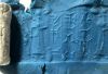 Picture of Akkadian. Kassites.  c. 16th Century BCE.   Stone Cylinder seal. Cuneiform 