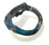 Picture of ANCIENT EGYPT.  FAIENCE RING. AMARNA. TIME OF KING TUTANKHAMUN. 1340 B.C .  EYE OF HORUS