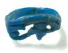 Picture of ANCIENT EGYPT.  FAIENCE RING. AMARNA. TIME OF KING TUTANKHAMUN. 1340 B.C .  EYE OF HORUS