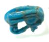 Picture of ANCIENT EGYPT.  FAIENCE RING. AMARNA. TIME OF KING TUTANKHAMUN. 1340 B.C .  EYE OF HORUS