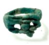 Picture of ANCIENT EGYPT.  FAIENCE RING. AMARNA. TIME OF KING TUTANKHAMUN. 1340 B.C .  EYE OF HORUS