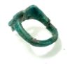 Picture of ANCIENT EGYPT.  FAIENCE RING. AMARNA. TIME OF KING TUTANKHAMUN. 1340 B.C .  EYE OF HORUS
