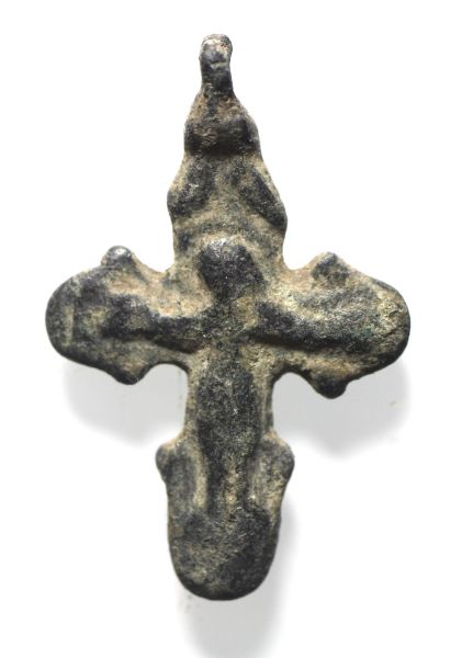 Picture of ANCIENT BYZANTINE  BRONZE CROSS. 800 - 1000 A.D