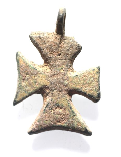 Picture of ANCIENT BYZANTINE  BRONZE CROSS. 800 - 1000 A.D