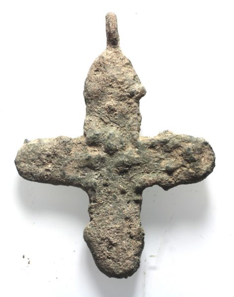Picture of ANCIENT BYZANTINE  BRONZE CROSS. 800 - 1000 A.D