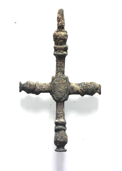 Picture of ANCIENT BYZANTINE  BRONZE CROSS. 800 - 1000 A.D