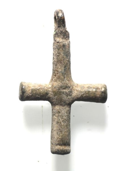 Picture of ANCIENT BYZANTINE  BRONZE CROSS. 800 - 1000 A.D
