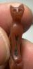 Picture of ANCIENT EGYPT, NEW KINGDOM CARNELIAN CAT AMULET. 1400 B.C. NEW KINGDOM