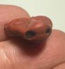 Picture of ANCIENT EGYPT. NEW KINGDOM RED JASPER STONE LION'S HEAD AMULET. 1400 - 1200 B.C
