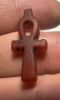 Picture of ANCIENT EGYPT. NEW KINGDOM CARNELIAN STONE ANKH AMULET. 1250 B.C