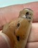 Picture of ANCIENT EGYPT. AGATE STONE LION HEAD PENDANT. NEW KINGDOM. 1400 - 1200 B.C