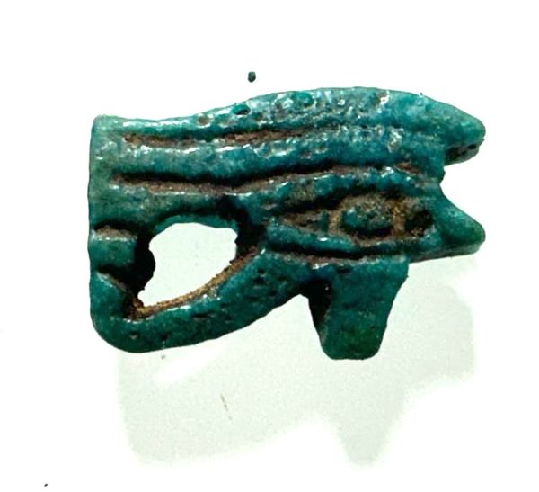 Picture of ANCIENT EGYPT. FAIENCE EYE OF HORUS AMULET 600 -300 B.C