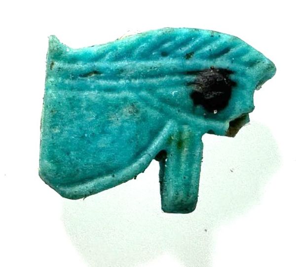 Picture of ANCIENT EGYPT. FAIENCE EYE OF HORUS AMULET 600 -300 B.C
