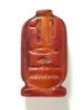 Picture of ANCIENT EGYPT. CARNELIAN STONE CARTOUCHE AMULET / PENDANT. WITH THE  NAME OF KING SENWORSRET I (EARLY 12TH DYNASTY KING). 