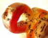 Picture of ANCIENT EGYPT. CARNELIAN STONE TYET (ISIS KNOT)  AMULET / PENDANT. WITH THE NAME OF THUTMOSES III  . 1400 - 1300  B.C 