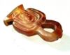Picture of ANCIENT EGYPT. CARNELIAN STONE TYET (ISIS KNOT)  AMULET / PENDANT. WITH THE NAME OF  AMENHOTEP III    . 1400 - 1300  B.C - NEW KINGDOM