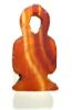 Picture of ANCIENT EGYPT. CARNELIAN STONE TYET (ISIS KNOT)  AMULET / PENDANT. WITH THE NAME OF  AMENHOTEP III    . 1400 - 1300  B.C - NEW KINGDOM