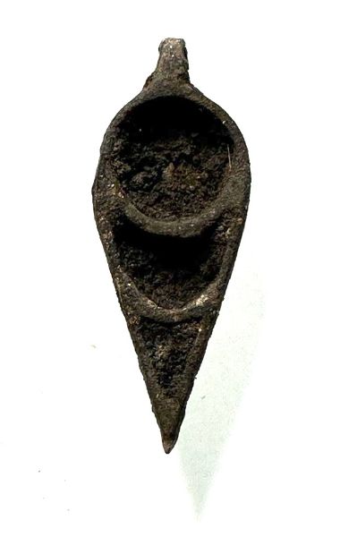 Picture of ANCIENT EGYPT. NEW KINGDOM SOLID SILVER PENDANT  AMULET. 1250 B.C 