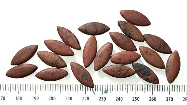 Picture of ANCIENT EGYPT. LOT OF RED JASPER STONE BEADS.     . 1400 - 1300  B.C - NEW KINGDOM