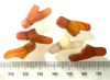 Picture of ANCIENT EGYPT. CARNELIAN STONE FLY  AMULETS / PENDANTS.     . 1400 - 1300  B.C - NEW KINGDOM