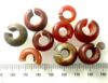 Picture of ANCIENT EGYPT. STONE HAIR RINGS .     . 1400 - 1300  B.C - NEW KINGDOM