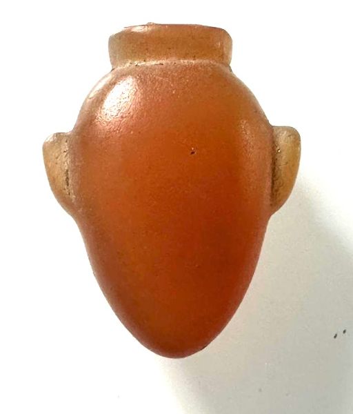 Picture of ANCIENT EGYPT, NEW KINGDOM CARNELIAN HEART AMULET. 1400 - 1200 B.C