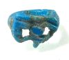 Picture of ANCIENT EGYPT.  FAIENCE RING. AMARNA. TIME OF KING TUTANKHAMUN. 1340 B.C .  EYE OF HORUS