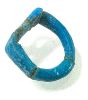 Picture of ANCIENT EGYPT.  FAIENCE RING. AMARNA. TIME OF KING TUTANKHAMUN. 1340 B.C .  EYE OF HORUS