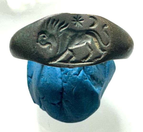 Picture of Roman Egypt. Bronze signet ring. 2nd-3rd century AD.