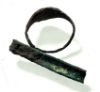 Picture of Roman Egypt. Silver(?) signet ring. 3rd century AD. Incuse draped and helmeted male bust r.