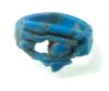 Picture of ANCIENT EGYPT.  FAIENCE RING. AMARNA. TIME OF KING TUTANKHAMUN. 1340 B.C .  EYE OF HORUS